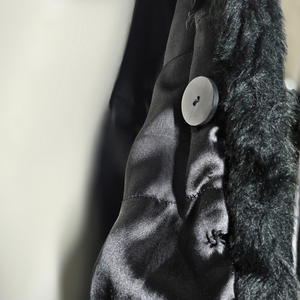 Patchwork Velvet Silk Fur boho Jacket Women's Emb… - image 10